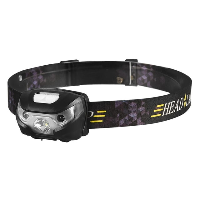 Linterna LED para cabeza, 3 modos, superbrillante, resistente al agua, linterna para cabeza, antorchas para pesca al aire libre, senderismo y caza