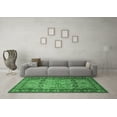 thumbnail image 3 of Ahgly Company Indoor Square Persian Emerald Green Traditional Area Rugs, 6' Square, 3 of 4