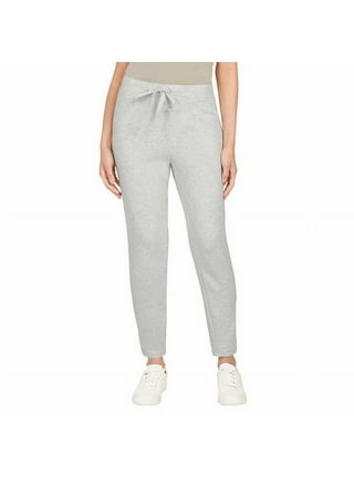 Women's Max & Mia High Waisted French Terry Legging Heather Grey