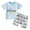 Easter017 Blue, variant on Kaprioy My First Easter Baby Boy Outfit Short Sleeve easter bundle easter dude Letter Printed Tee Shirt Tops with Elastic Waist Shorts Set Summer Outfit for Boys 6M 12M 18M 2T 3T 4T