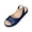 Blue, variant on Peep-Toe Back Strap Sandals, Slip-On Casual Shoes, Open Toe Comfort Footwear, Sandals for Women Peep Toe Ankle Strap Slingback Flat Sandal Summer Orthopedic Sandals Casual Shoes, Black 5.5