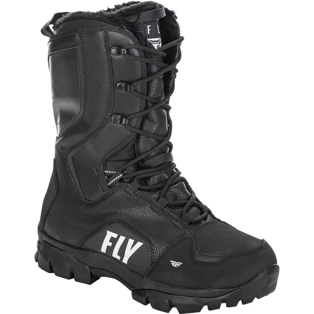 Botas de nieve Fly Racing Marker negras impermeables y térmicas