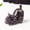 Garnet, variant on 1pc 1.77in Resin Animal Cat Figurine with Tail, Natural Crystal Synthetic Gemstone Decoration for Halloween/Christmas Meditation Polished Stone Ornament, Feng Shui Ornament, Decorative Figurine,