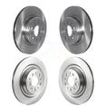 thumbnail image 1 of CMX Front Rear Disc Brake Rotors Kit for Car 2017-2022 Tesla 3 with Gray Painted Calipers K8-102459, 1 of 8