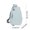 🔥 Light Blue_Base#5559, variant on Large Capacity Travel Chest Bag | Outdoor Nylon Crossbody Backpack | Adjustable Strap | Multi-Color Unisex Sling Bag | Lightweight Shoulder Bag 35x21x3cm