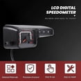 thumbnail image 4 of Universal Motorcycle LCD Speedometer Tachometer Odometer Gauge for 250cc Bikes, 4 of 5