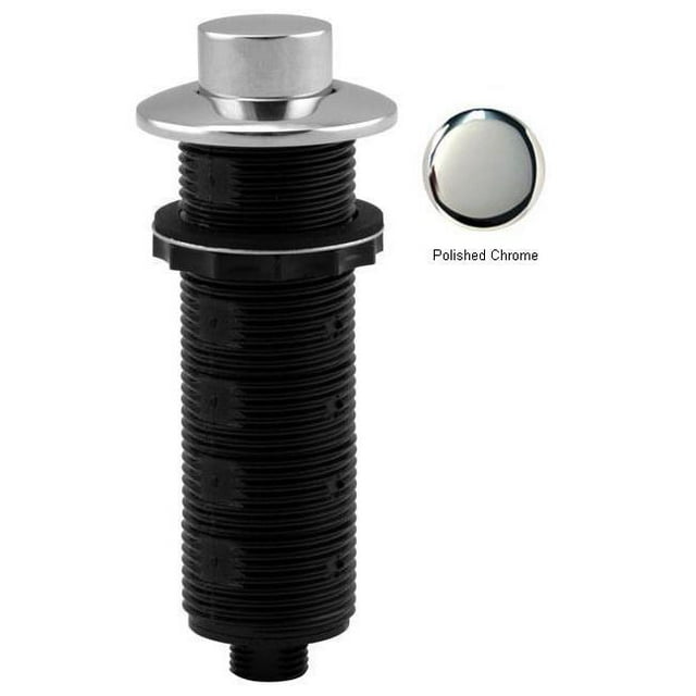 Westbrass ASB-RB3-26 Raised Button Replacement Air Switch - Polished Chrome