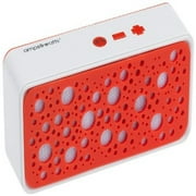 amps&watts Wireless Bluetooth Speaker with Power Bank - Retail Packaging - Red