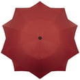 thumbnail image 3 of Northlight 8.85ft Outdoor Patio Lotus Umbrella with Hand Crank, Terracotta, 3 of 6