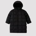 thumbnail image 4 of Eltusu Girls Puffer Jackets, Zip up Long-Length Winter Waterproof Thermal Outerwear Black Size 10-11 T, 4 of 5
