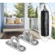 thumbnail image 5 of Gancho de acero inoxidable (6 piezas) - Soporte de pared resistente - Ganchos de metal en forma de U con 2 orificios que soportan hasta 40 kg de peso, ganchos de pared atornillados Capa ator, 5 of 5