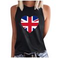 thumbnail image 1 of Ladies Summer Printed Sleeveless Round Neck Tank Top Round Neck Tank Top, 1 of 5