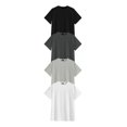 thumbnail image 1 of Playera Ovesize Varios Colores Paquete 4 Pz Algodon Peinado, 1 of 6