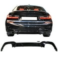 thumbnail image 2 of Ikon Motorsports Compatible with 19-22 BMW G20 M Performance M340 Style Rear Bumper Lip Diffuser Gloss Black, 2 of 3
