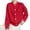 Red, variant on Women Solid Color Lightweight Open Front Knitted Cardigan, Long Sleeve Crew Neck Button Sweater Coat for Fall Winter Casual Office Everyday Layering, Soft Knit Jacket Black
