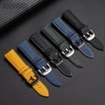 thumbnail image 4 of Correa para reloj Breitling Avenger Blackbird B01 Super Ocean, piel de vaca amarilla, correa de reloj para hombre, plegable, hebilla de acero inoxidable de 22 mm, 4 of 5