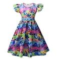 thumbnail image 1 of Jupe à Coutures pour Fille, Robe à Manches Courtes Robe de Jeu-ZJKDGJKJ, 1 of 4