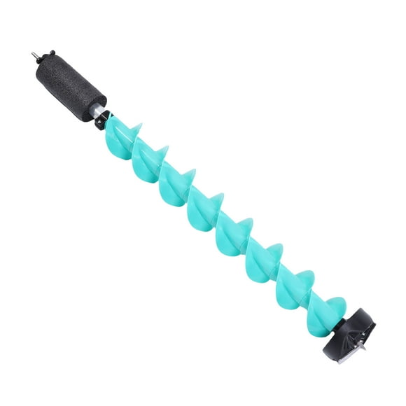 Ice Auger Drill Bit 5 Inch Drilling Diameter Nylon Ice Drill Bit with Float and Versatile Adapter for Deep Waters