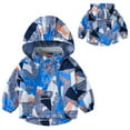 thumbnail image 2 of Vedolay Child Coats 2023 Girls Outdoor Windproof Thick Girls Windbreaker Coat Blue,90, 2 of 4