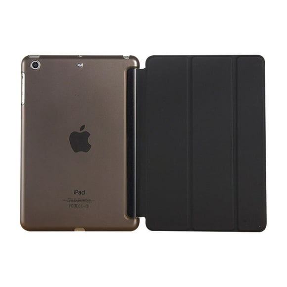 2018/2017 iPad 9.7 5th / 6th Generation - Slim Lightweight Smart Shell Stand Cover with Translucent Frosted Back Protector Fit iPad 9.7 Inch 2018/2017 Auto Wake/Sleep Black