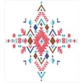 thumbnail image 3 of Ambesonne Geometric Duvet Cover Set, Modern Frame, Twin, Vermilion Caramel Blue, 3 of 3