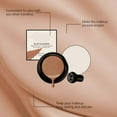 thumbnail image 2 of Lightweight Cushion Foundation with Mushroom Puff, Buildable Coverage & Hydrating Formula for Natural Everyday Makeup, Easy Portable Application, 2 of 9