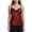Red, variant on Women's Silk Satin Camisole Cowl Neck Tank Tops Sleeveless Adjustable Spaghetti Strap Cami Summer Basic Shirt Blouse
