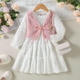 thumbnail image 2 of Durtebeua Kids Girl Clothes Little Girl Outfits Sweatshirt and Leggings Outfit Set to Big Kid 4-5 Years, 2 of 6