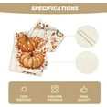 thumbnail image 5 of SM-XLHN Orange Polka Dot Pumpkin Eucalyptus Wood Fall Table Runner, Seasonal Autumn Kitchen Dining Table Decoration for Home Party Decor 13x72 Inch, 5 of 6