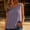 Purple, variant on Women's Tank Top Cotton Linen Top Lightweight Comfortable V Neck Sleeveless Vest Outerwear Base Camisole Top Summer Pink
