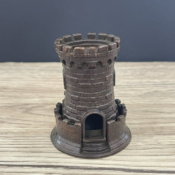 Castle Backflow Incense Burner Alloy Aromatherapy Holder Cone and Stick Censer Home Decor Ornament