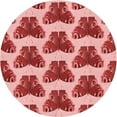 thumbnail image 1 of Ahgly Tapis Rond Lavable en Machine Intérieur Transitionnel Rose Pastel, 5 Pieds Rond, 1 of 7