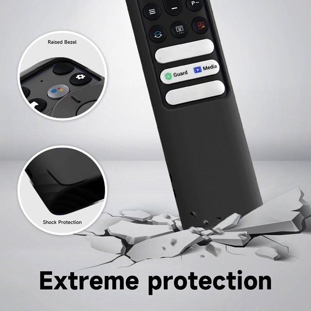 Funda de silicona para control remoto de TV con cordón impermeable para control remoto de voz TCL RC902V FMR1 Universal Accesorios Electrónicos