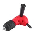 thumbnail image 1 of Right Angle Adapter 90 Degrees Electric Drill Attachment 9.5mm Round Shank Keyless Chuck, 1 of 4