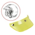 thumbnail image 3 of Almencla Helmet Visor Peak 3 Snap Helmet Visor Protector for Retro Helmets Parts Yellow, 3 of 6