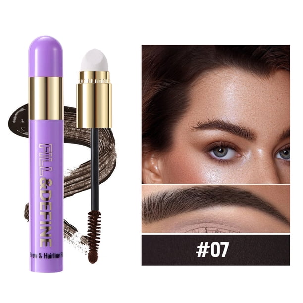 Crema capilar desechable, resistente al agua, para peluquería, para cejas, líneas capilares, 4,8 g, color para cejas