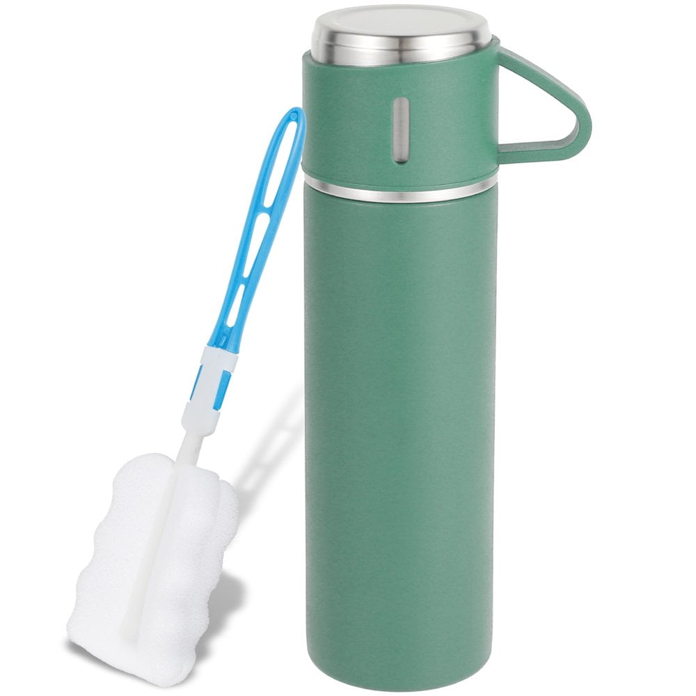 Lot De 8 Gourdes Isothermes 17 Oz – Inox Double Paroi – Bouchon Sport – Réutilisables