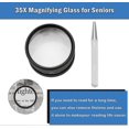 thumbnail image 5 of Handheld Magnifying Glass for Close Work, 35X High Clarity Reading Magnifiers for Macular Degeneration, 5 of 5