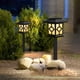 thumbnail image 2 of Lámpara de exterior Irfora 4 Uds luces solares iluminación de paisaje al aire libre lámpara de césped luz solar para camino jardín patio decoración de patio Irfora Lámpara de exterior, 2 of 7
