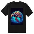 thumbnail image 2 of Plus Size Shirt for Women Black Tops for Women Short Sleeves Shirt for Women Turtle T Shirt Crewneck Shirt for Women XL, 2 of 5