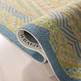 thumbnail image 6 of SAFAVIEH Four Seasons Coretta Bordered Area Rug, Blue/Yellow, 2'6" x 4', 6 of 7
