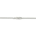 thumbnail image 3 of 925 Sterling Silver Solid High Polished 1.40mm Plain Box Chain w/ Lobster Clasp - 36", 3 of 5
