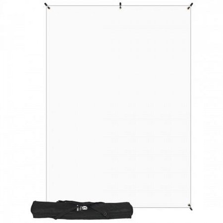UPC: 0817967002172 | Westcott X-Drop Wrinkle-Resistant Backdrop Kit – High-Key White (5  x 7 )