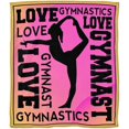 thumbnail image 1 of LHSHID Love Gymnastics Blanket Fleece Throw Home Decor Soft Cozy Blanket Bed Couch Sofa for Girls Boys Teens 30"x40", 1 of 7