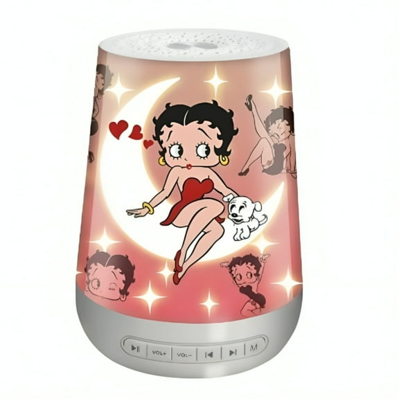 The Bradford Exchange Betty Boop Sweet Dreams Sleep Sound Machine with Nightlight 24 Soothing Sounds 6 LED Color Adjustable Timer Officially Perfect Wellness Gift 6-inches