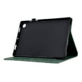 thumbnail image 2 of Tablet Case for Samsung Galaxy Tab A9 8.7" 2023 SM-X110 / SM-X115, Embossed Tree Pattern PU Leather Book Style Smart Auto Wake/Sleep Cover with Stand Card Slots Magnetic Clasp Shockproof Case, Green, 2 of 10
