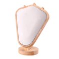 thumbnail image 2 of Esquirla Necklace Display Stand Chain Rack Mannequin Model for Store Bedroom Showcase White PU Leatehr, 2 of 8