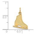thumbnail image 4 of Finest Gold 14K Yellow Gold Figure Skate Pendant, 4 of 4