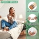 thumbnail image 2 of Uxcell 16-Pack Protectores de Piso para Patas de Silla, Copas de Silicona de 1.18-1.41 Pulgadas, Almohadillas de Muebles de Fieltro, Cubiertas de Patas de Silla [Negro Transparente], 2 of 7