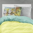 thumbnail image 2 of Carolines Treasures JMK1051PILLOWCASE Blue Heron and Deep Sea Fishing Boats Fabric Standard Pillowcase Standard, 2 of 2